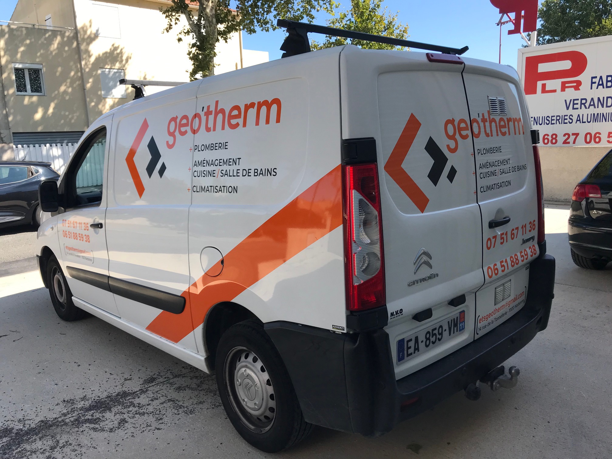 flocage véhicule ets Géotherm