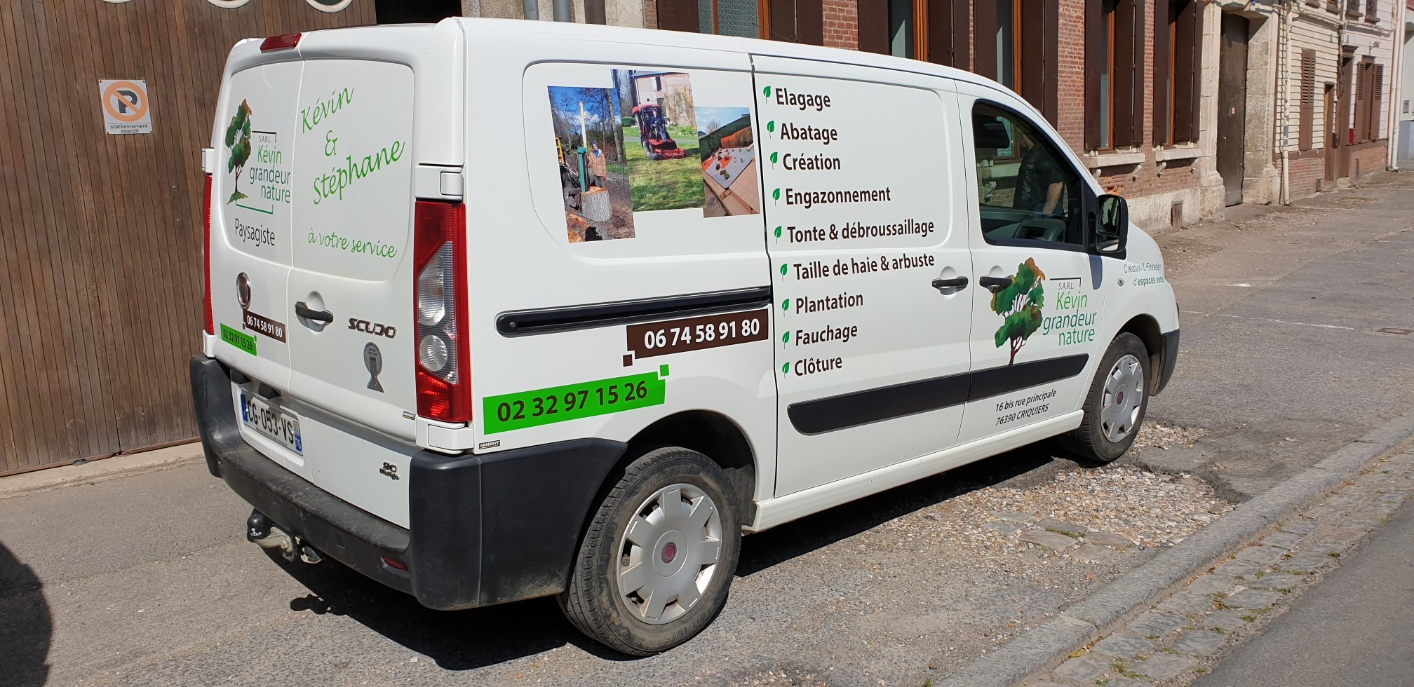 Publicité sur fiat scudo