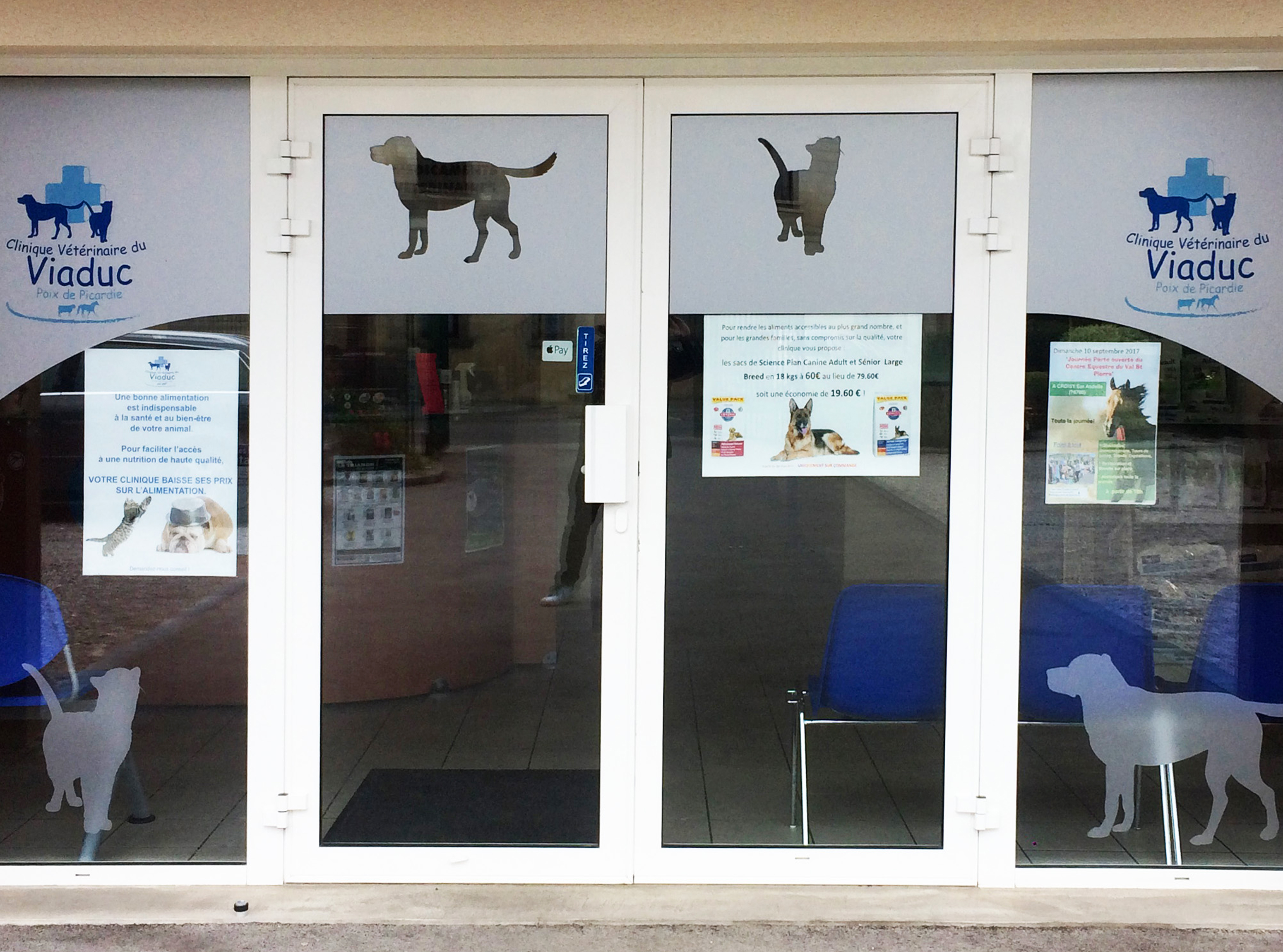 Habillage de vitrine